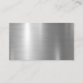 Carte De Visite Moteur de voiture Conception métallique Automobile (Dos)