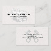 Carte De Visite Moteur de voiture Piston (Devant / Derrière)