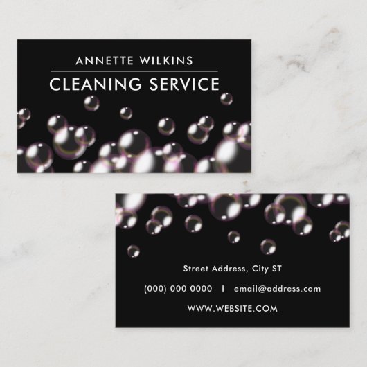 Carte de visite motif (Devant / Derrière)