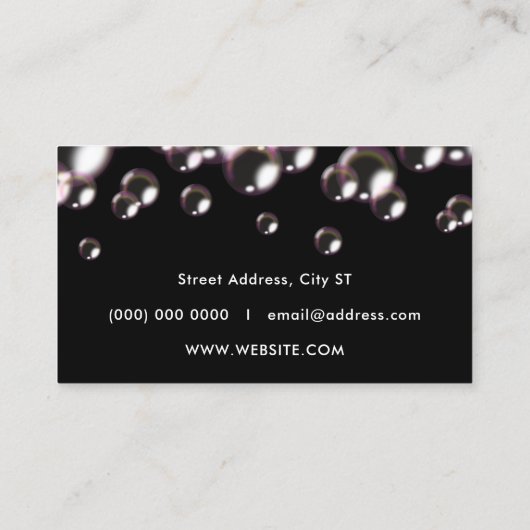 Carte de visite motif (Dos)