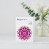 Carte De Visite Motif 024 de mandala (Debout devant)