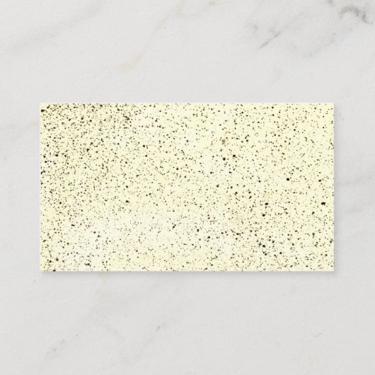 Carte De Visite Motif à bordure moderne (Dos)