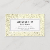 Carte De Visite Motif à bordure moderne (Devant)