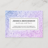 Carte De Visite Motif à bordure moderne (Devant)