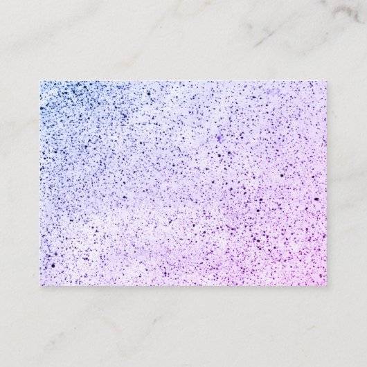 Carte De Visite Motif à bordure moderne (Dos)