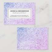 Carte De Visite Motif à bordure moderne (Devant / Derrière)