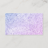 Carte De Visite Motif à bordure moderne (Dos)