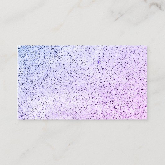 Carte De Visite Motif à bordure moderne (Dos)