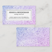 Carte De Visite Motif à bordure moderne (Devant / Derrière)