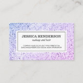 Carte De Visite Motif à bordure moderne (Devant)