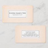 Carte De Visite Motif à échelle douce (Devant / Derrière)