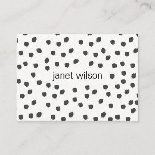 Carte De Visite motif à texture tachetée chic