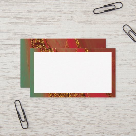 Carte De Visite motif abstrait. (Devant/Arrière en situation)