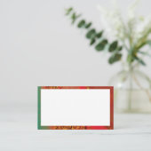 Carte De Visite motif abstrait. (Debout devant)