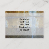 Carte De Visite Motif abstrait (Dos)