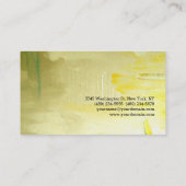 Carte De Visite Motif Abstrait élégant et élégant (Dos)