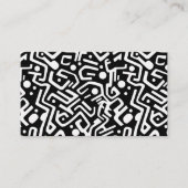Carte De Visite Motif Abstrait minimal (Devant)