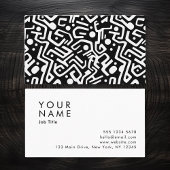 Carte De Visite Motif Abstrait minimal