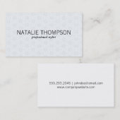 Carte De Visite Motif Asanoha (Devant / Derrière)