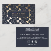 Carte De Visite Motif aurifère audacieux (Devant / Derrière)