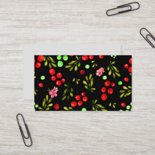 Carte De Visite Motif Baies