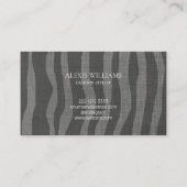 Carte De Visite Motif biologique moderne texturé professionnel (Dos)