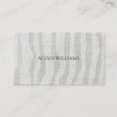 Carte De Visite Motif biologique moderne texturé professionnel (Devant)