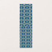 Carte De Visite motif bleu et vert avec un arrière - plan blanc (Extérieur déplié)