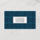 Carte De Visite Motif bohème (Dos)