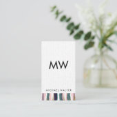 Carte De Visite Motif bohème (Debout devant)