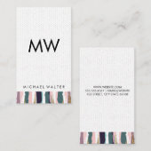 Carte De Visite Motif bohème (Devant / Derrière)