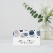 Carte De Visite Motif Boho | Motif point (Debout devant)