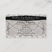 Carte De Visite motif branché Snakeskin (Dos)