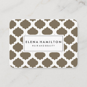 Carte De Visite Motif Brown