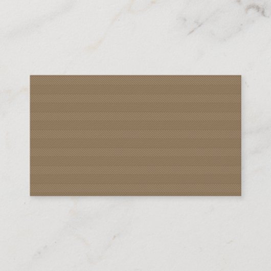 Carte De Visite Motif Brown d'armure (Devant)