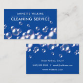 Carte De Visite Motif bulles (Devant / Derrière)