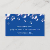 Carte De Visite Motif bulles (Dos)