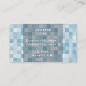 Carte de visite motif carré (Dos)