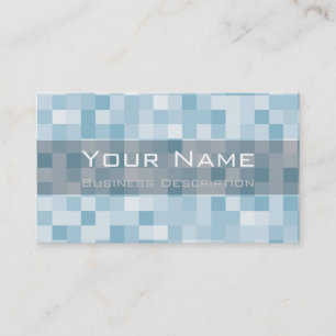 Carte de visite motif carré