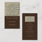 Carte De Visite Motif-Cartes (Devant / Derrière)