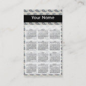 Carte De Visite Motif Champagne Paisley (Dos)