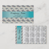 Carte De Visite Motif Champagne Paisley (Devant / Derrière)