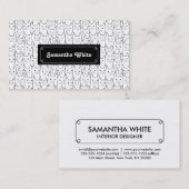 Carte De Visite Motif chats mignons (Devant / Derrière)