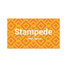 Motif chèque fléché orange jaune coloré