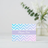 Carte de visite Motif Chevron (Debout devant)
