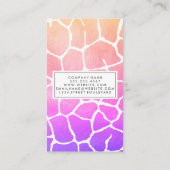 Carte De Visite Motif chic (Dos)