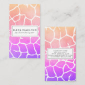 Carte De Visite Motif chic (Devant / Derrière)