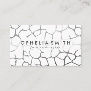 Carte De Visite Motif Chic Contemporain