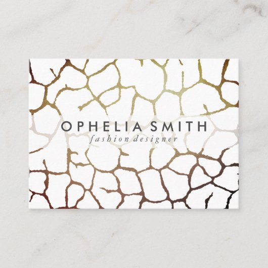 Carte De Visite Motif chic contemporain (Devant)