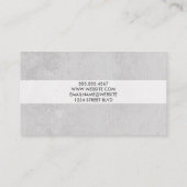 Carte De Visite Motif chic contemporain (Dos)